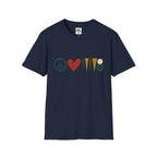 peace love and backgammon 3 T-Shirt — Retro Nature Wildlife Tee