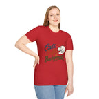 Cats, Coffee & Backgammon 2 T-Shirt — Retro Cat Lover Tee
