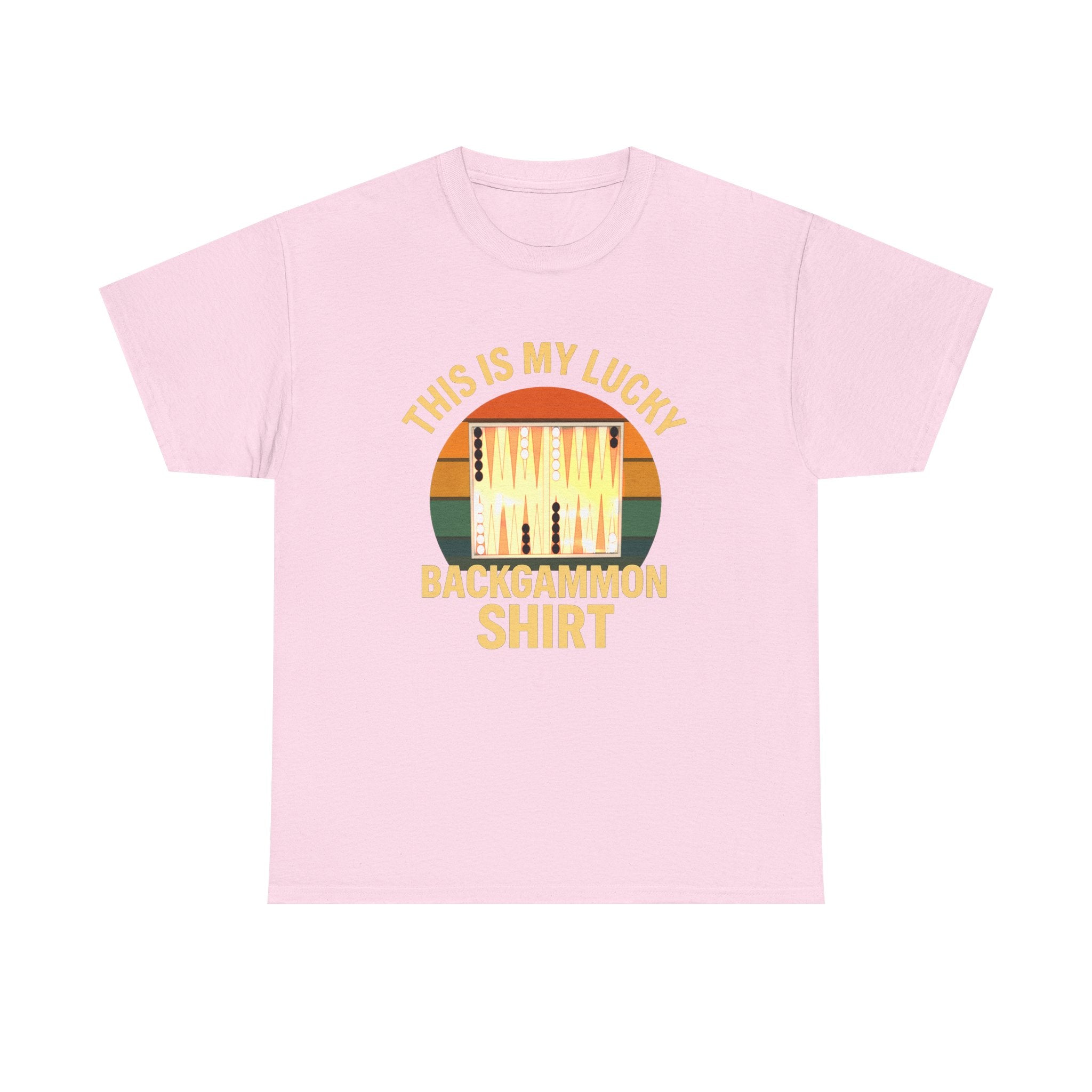 This Is My Lucky Backgammon Shirt Tee — Retro Backgammon Player T-Shirt
