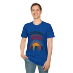 Backgammon Cheaper Than Therapy T-Shirt – Retro Sunset Board Game Tee