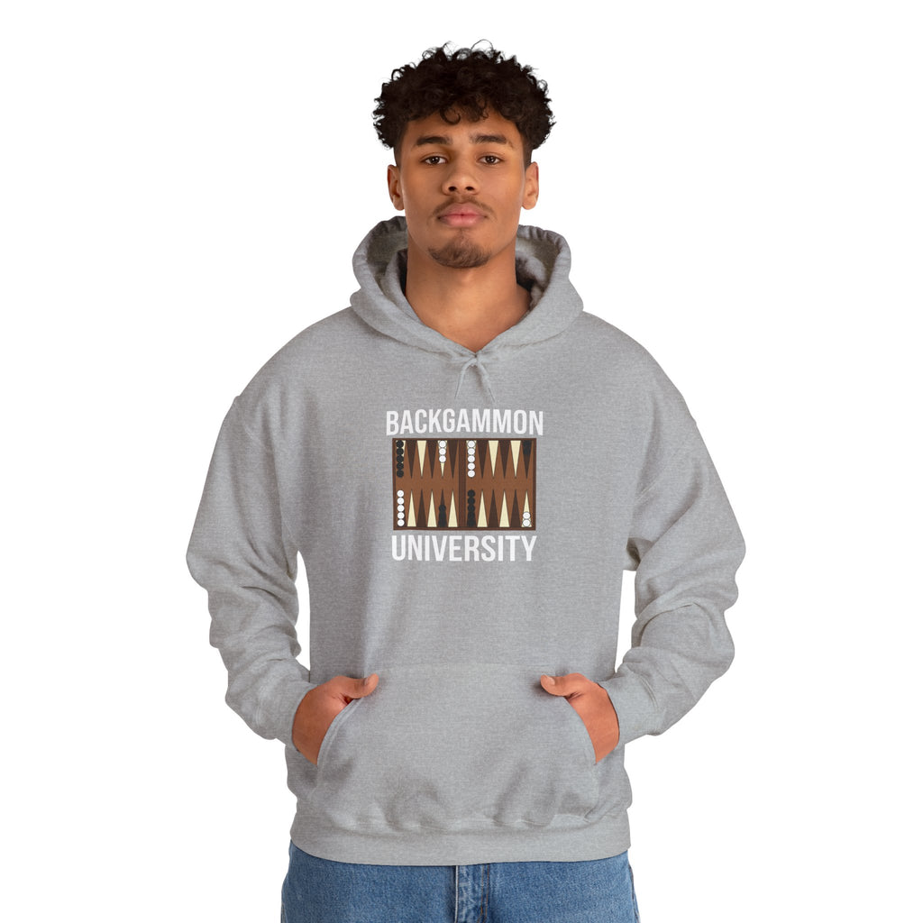 Backgammon University Unisex Heavy Blend™ Hooded Sweatshirt