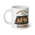 Weekend Forecast: 100% Chance of Backgammon Jumbo Mug, 20oz