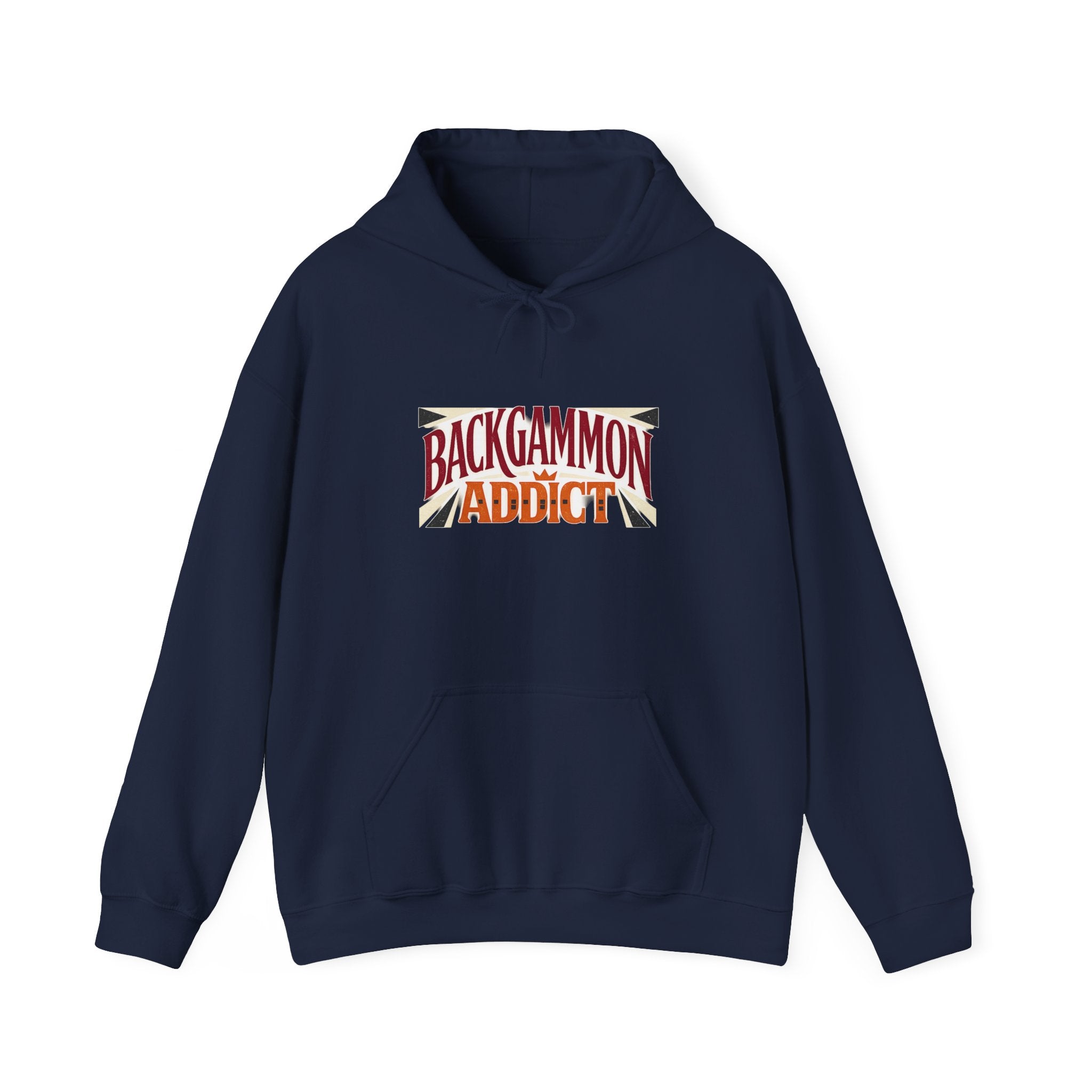 Backgammon Addict Hoodie — Graphic Backgammon Player Pullover