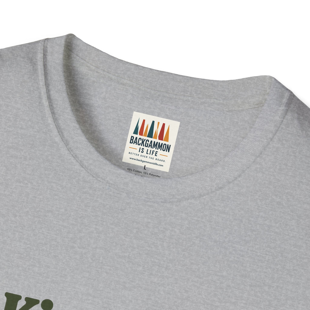 Backgammon T-Shirt — Be Kind Spread Joy Play Backgammon Tee