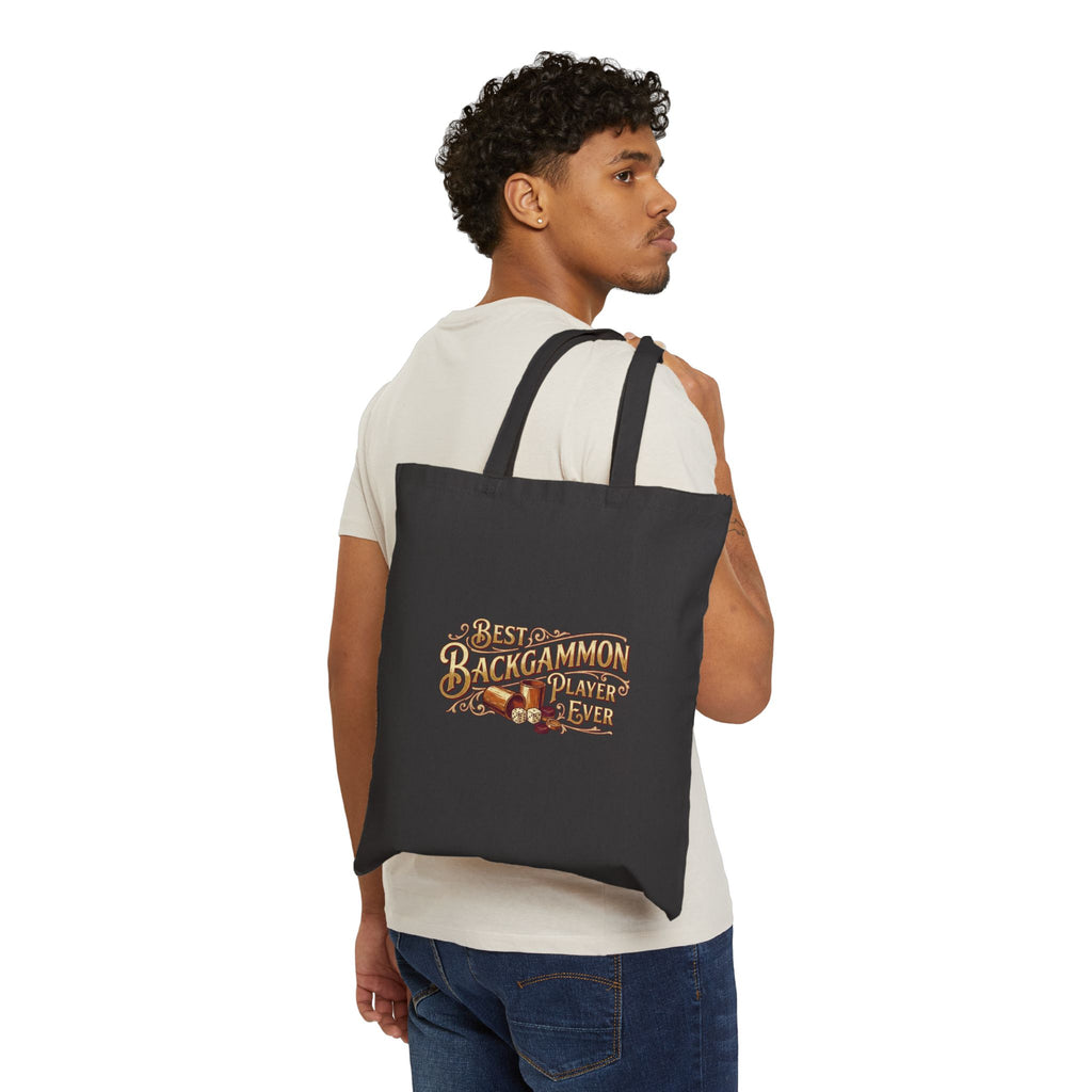 Best Backgammon Player Ever Cotton Canvas Tote Bag