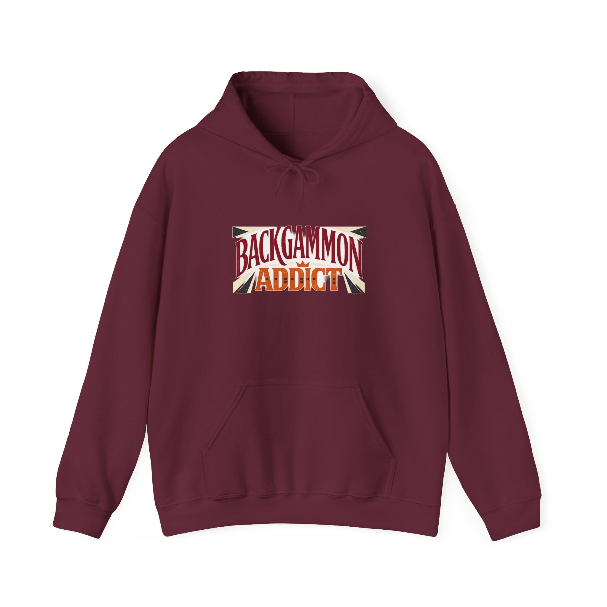 Backgammon Addict Hoodie — Graphic Backgammon Player Pullover