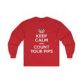 Keep Calm and Count Your Pips Long Sleeve Tee | Trading Forex Humor