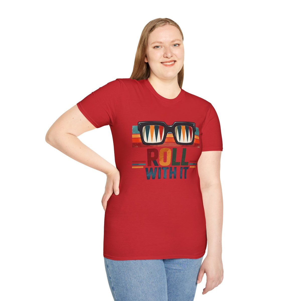 Roll with it 2 T-Shirt — Retro Summer Vibes Graphic Tee