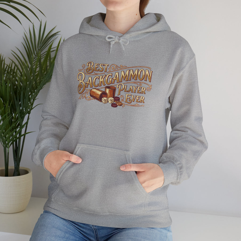 Best Backgammon Player Ever Unisex Heavy Blend™ Hooded Sweatshirt