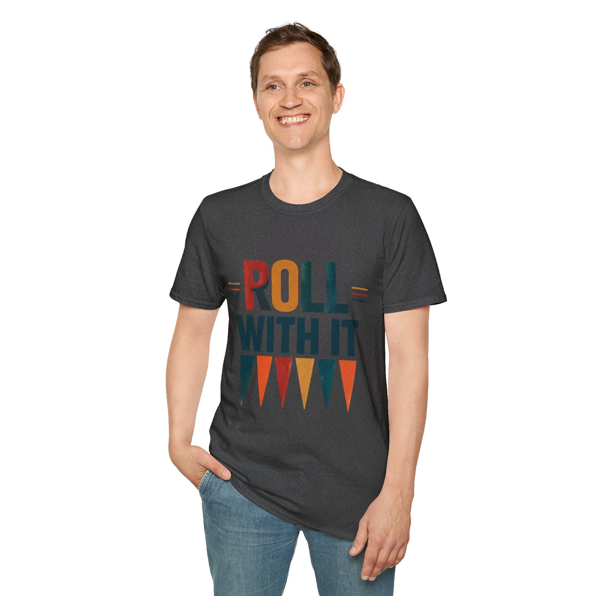 Roll With It T-Shirt — Retro Graphic Tee