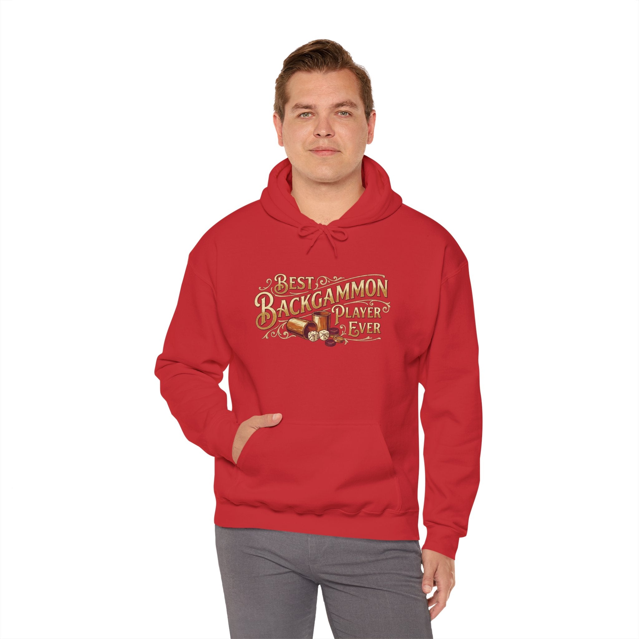 Best Backgammon Player Ever Unisex Heavy Blend™ Hooded Sweatshirt
