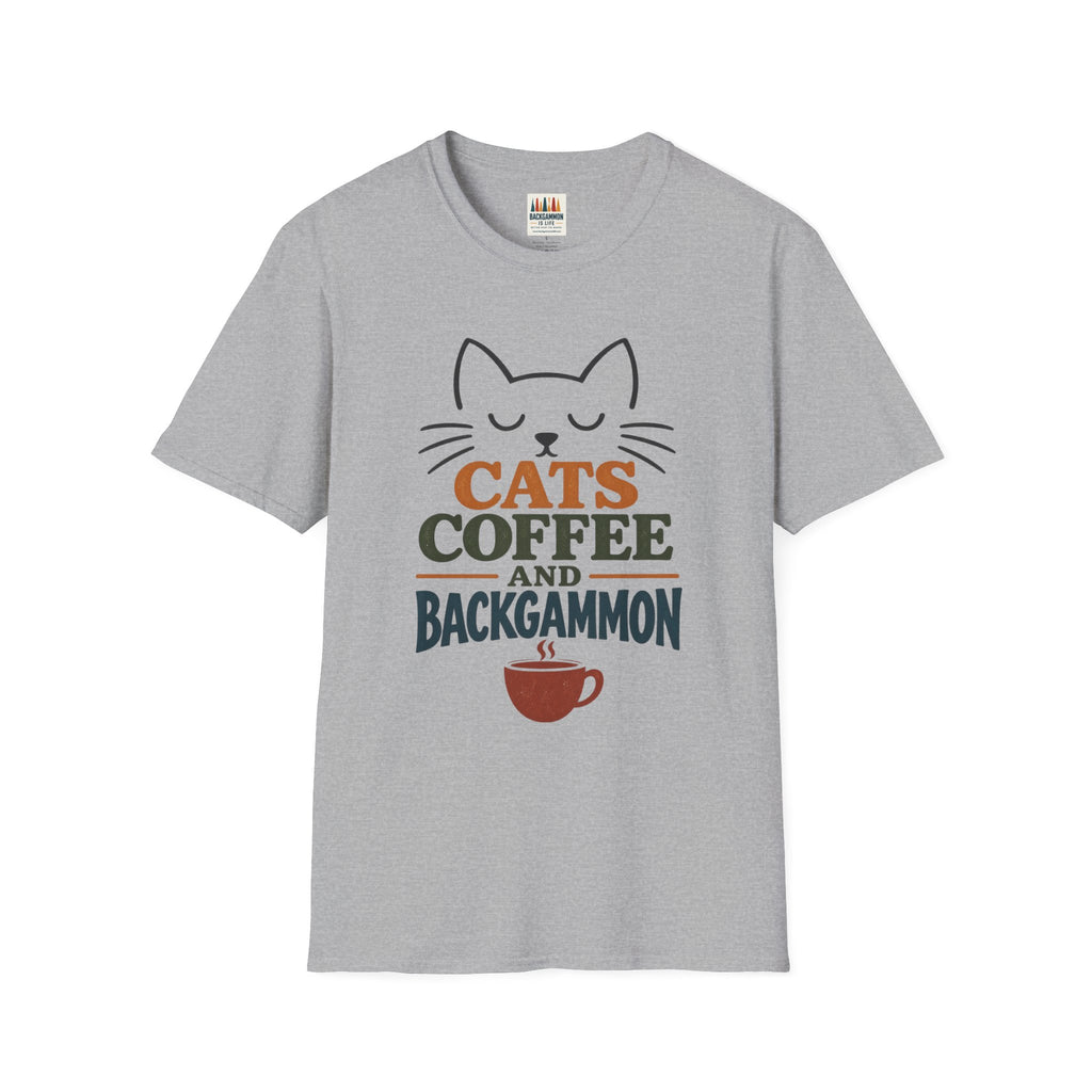 Cats, Coffee and Backgammon 1 T-Shirt