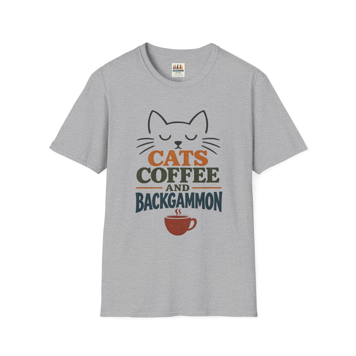 Cats, Coffee and Backgammon 1 T-Shirt