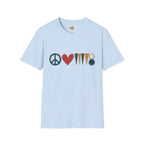 peace love and backgammon 3 T-Shirt — Retro Nature Wildlife Tee