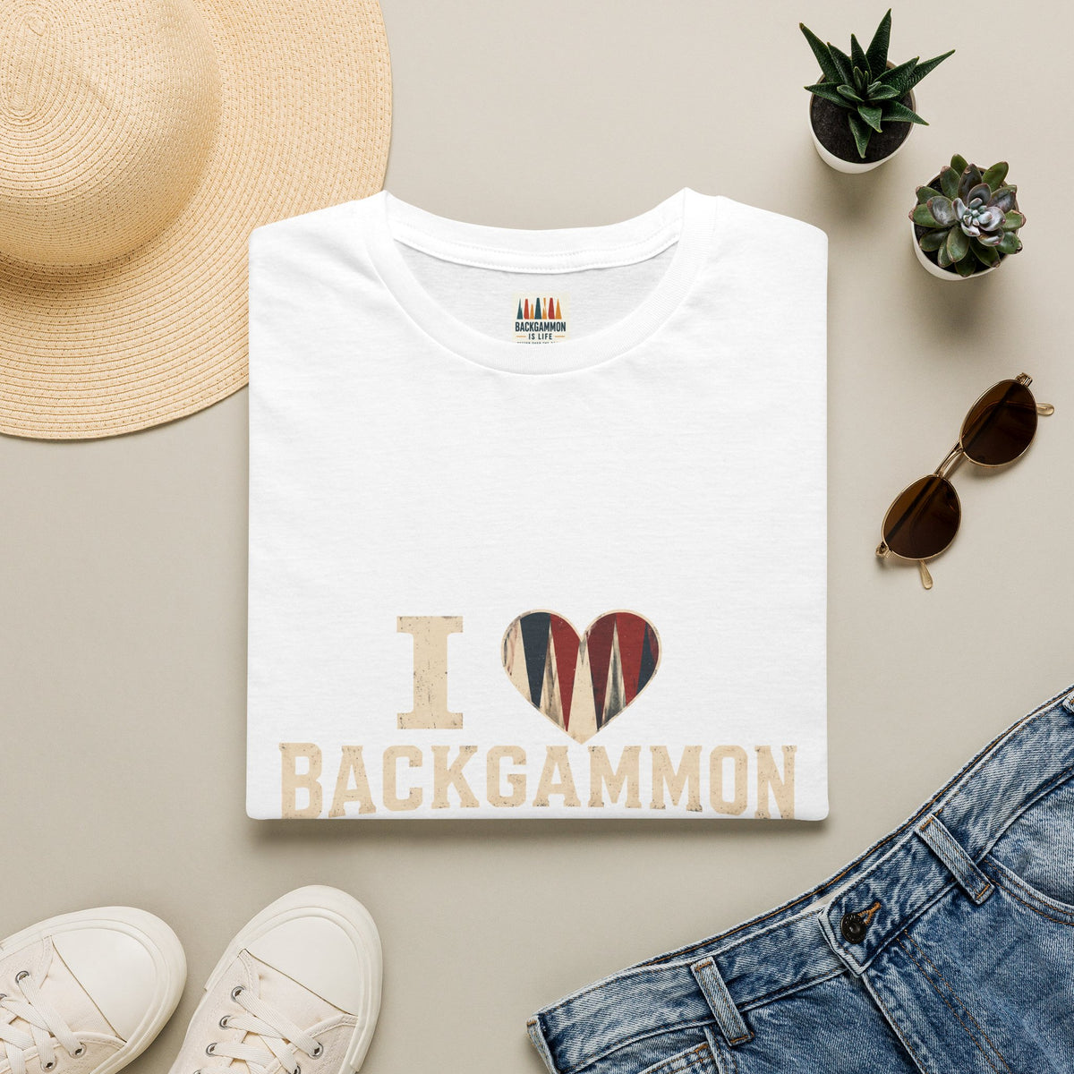 i love backgammon T-Shirt