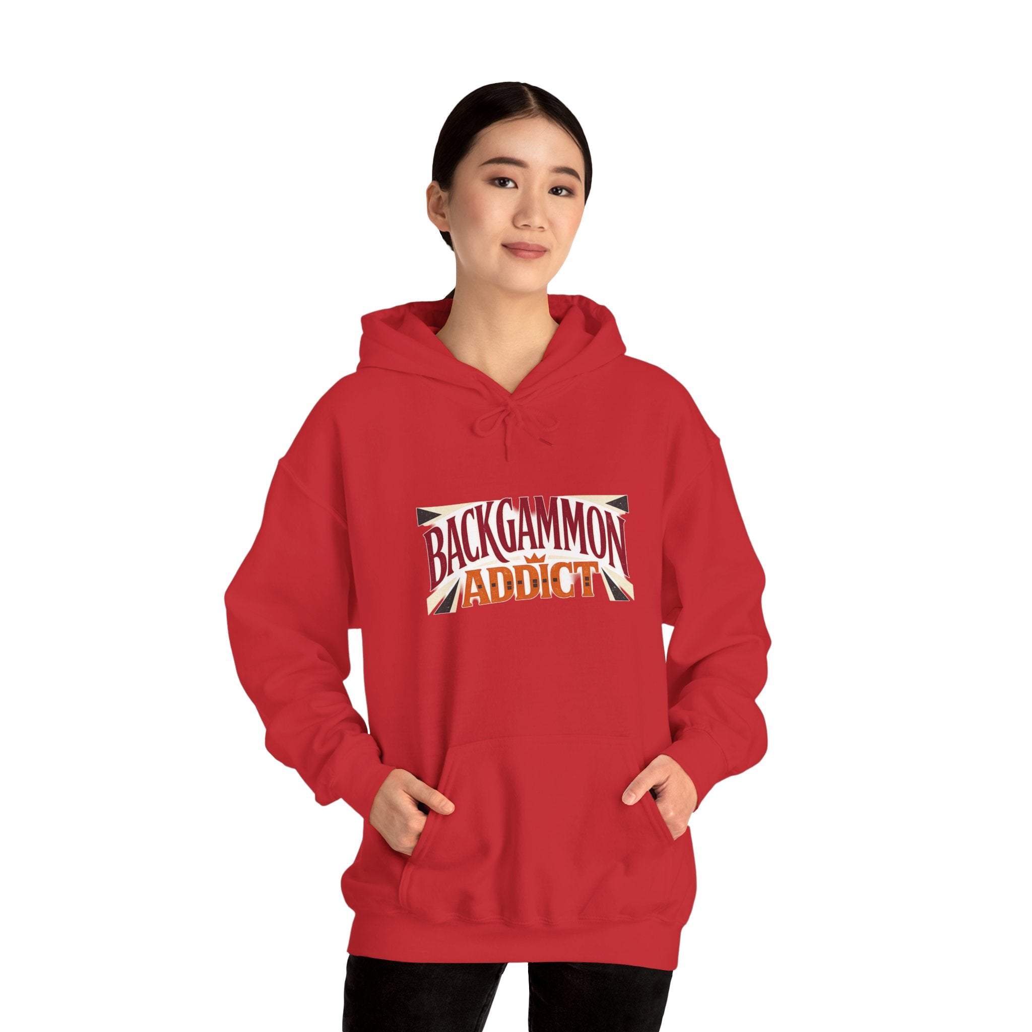 Backgammon Addict Hoodie — Graphic Backgammon Player Pullover