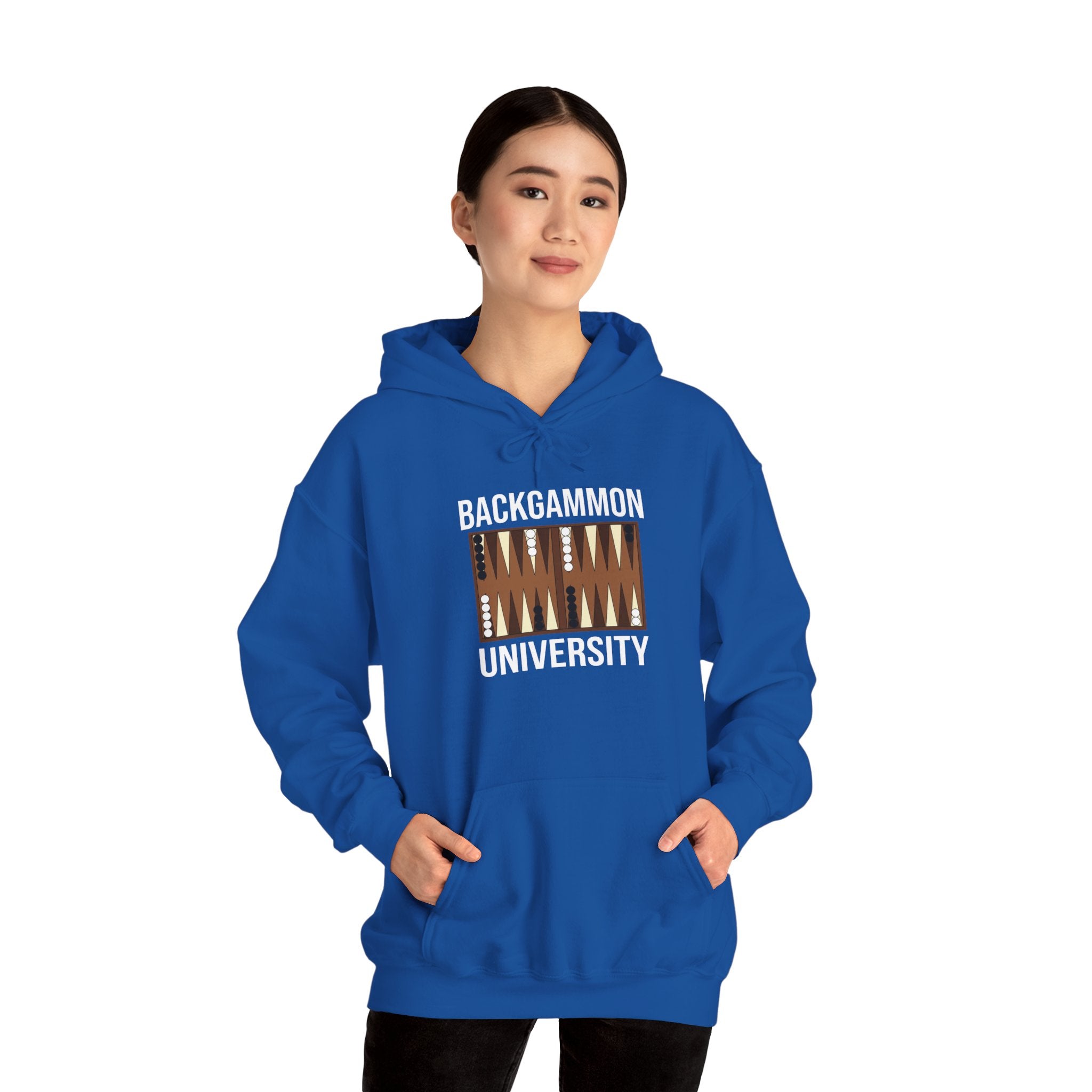 Backgammon University Unisex Heavy Blend™ Hooded Sweatshirt