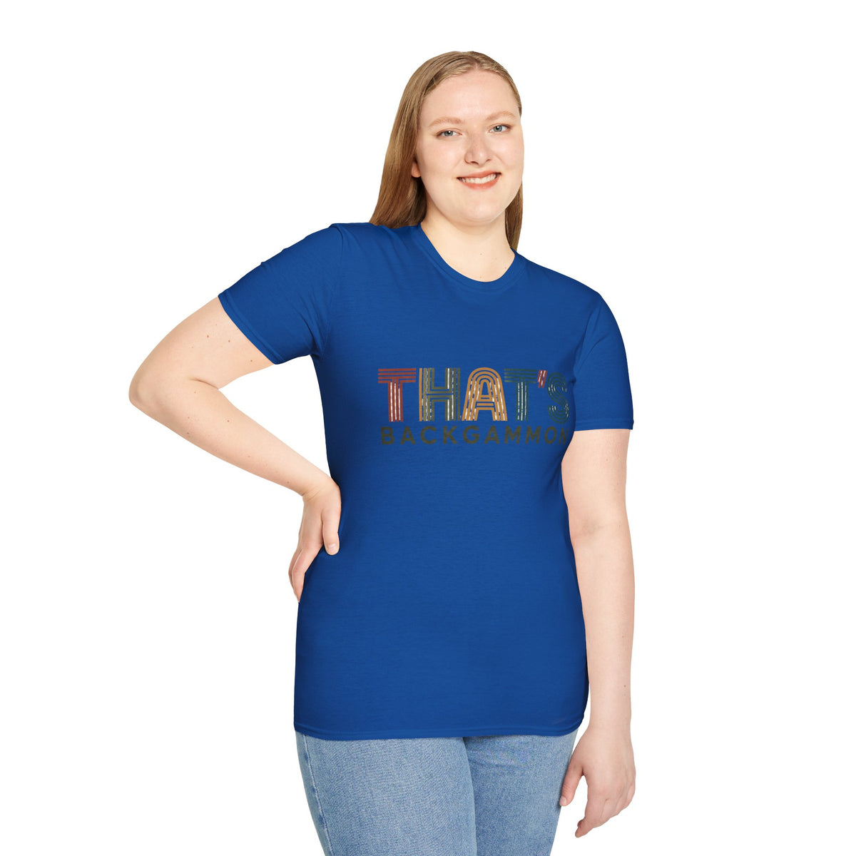 That's Backgammon 2 T-Shirt — Retro Typography Board Game Tee