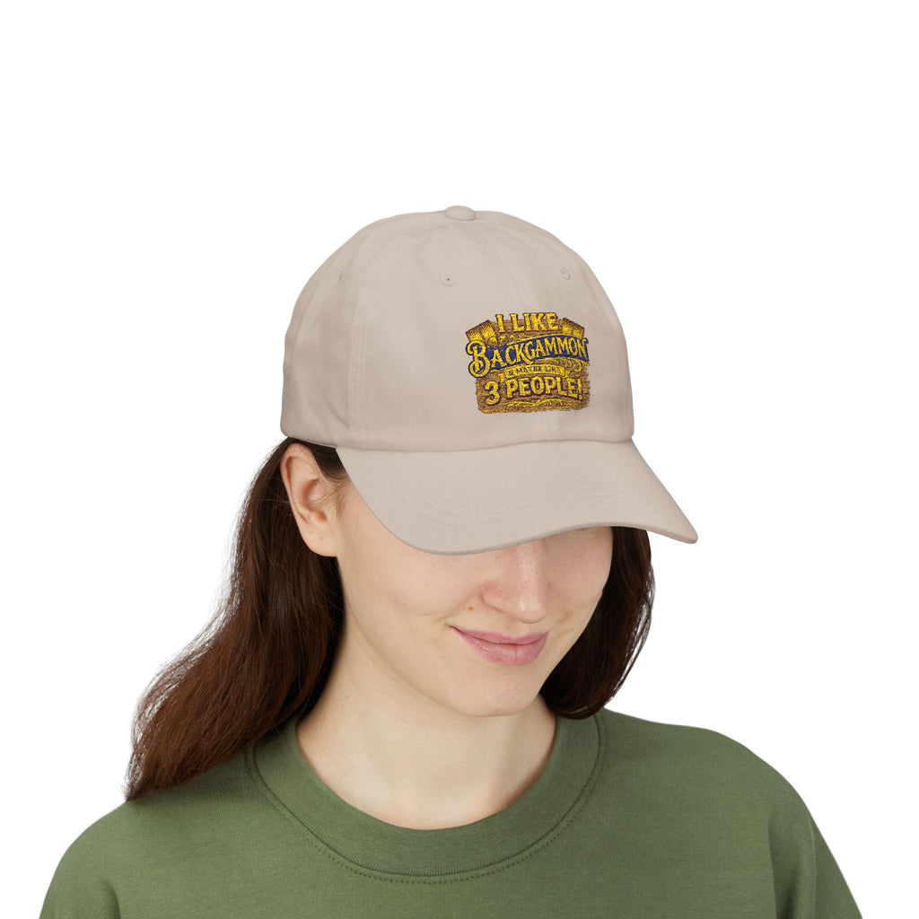 I Like Backgammon & Maybe Like 3 People Dad Cap