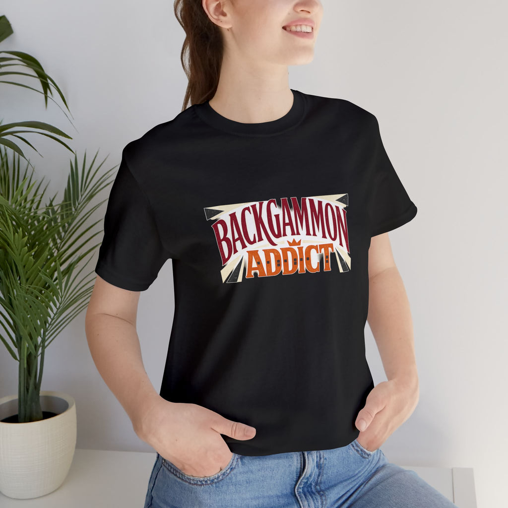 Backgammon Addict Unisex Jersey T-shirt