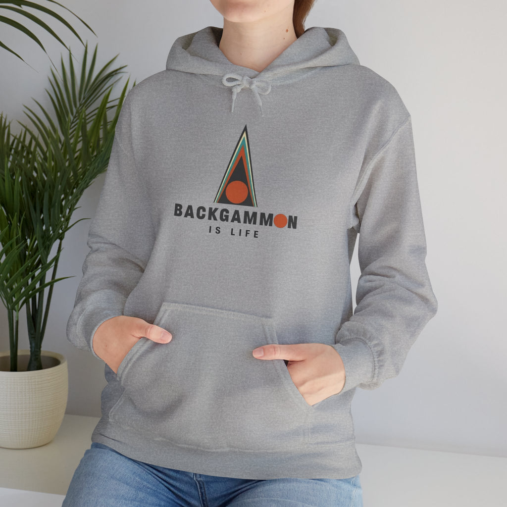 Backgammon Is Life Unisex Heavy Blend™ Hooded Sweatshirt