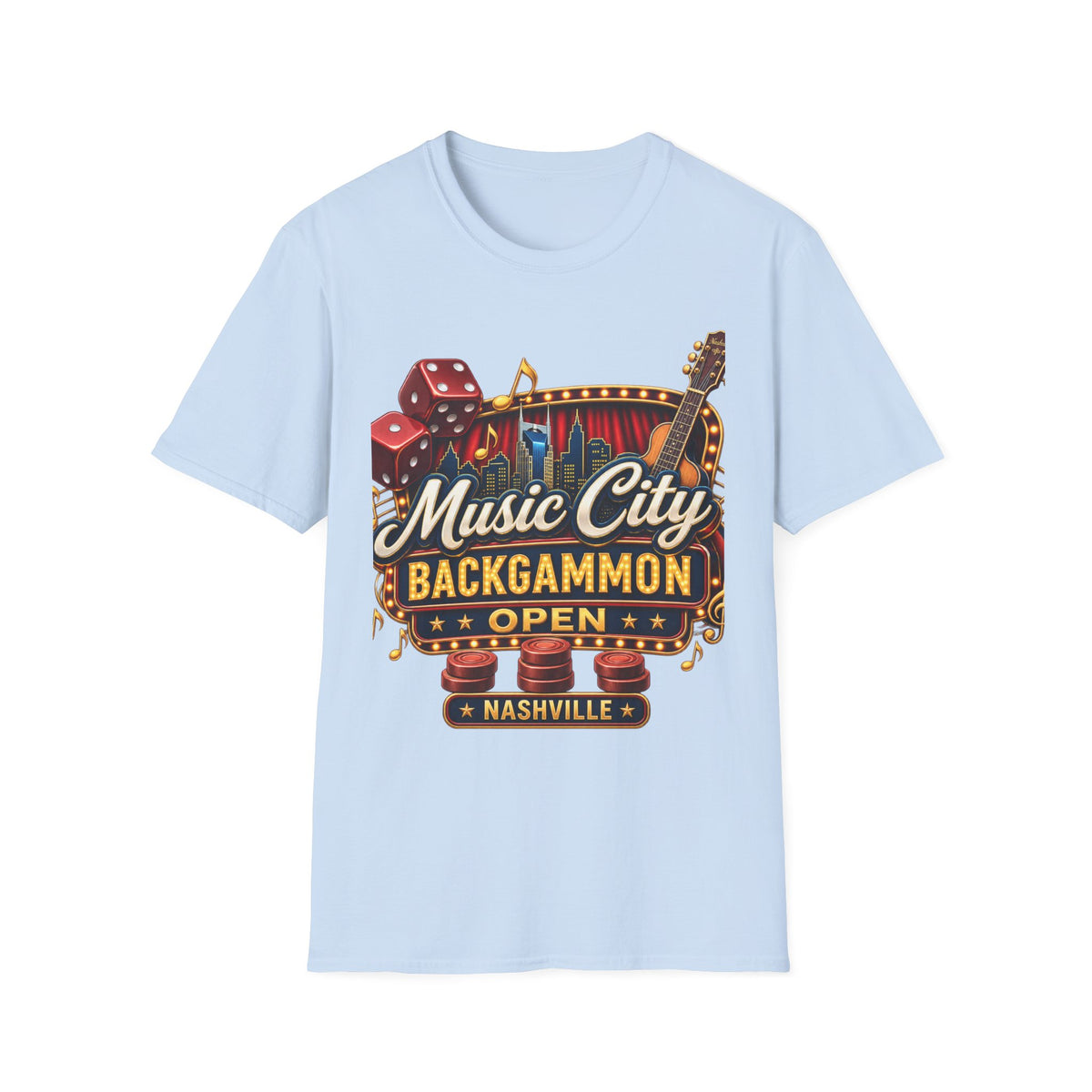 Music City Backgammon Open Nashville T-Shirt