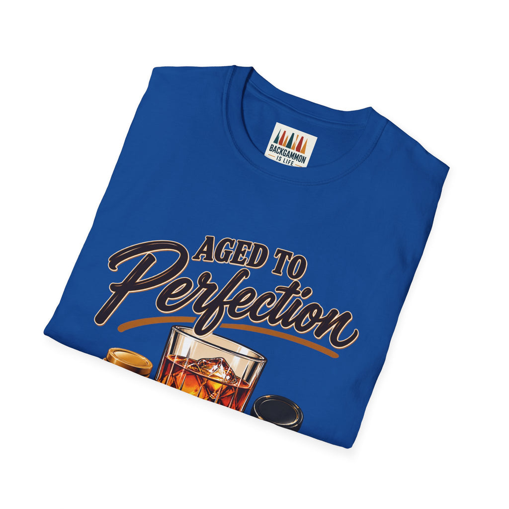 Aged to Perfection – Bourbon & Backgammon T-Shirt