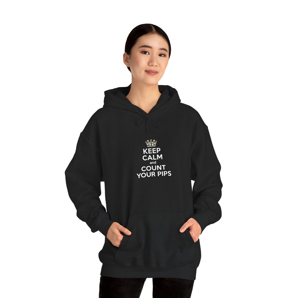 Keep Calm Count Your Pips Unisex Heavy Blend™ Hooded Sweatshirt