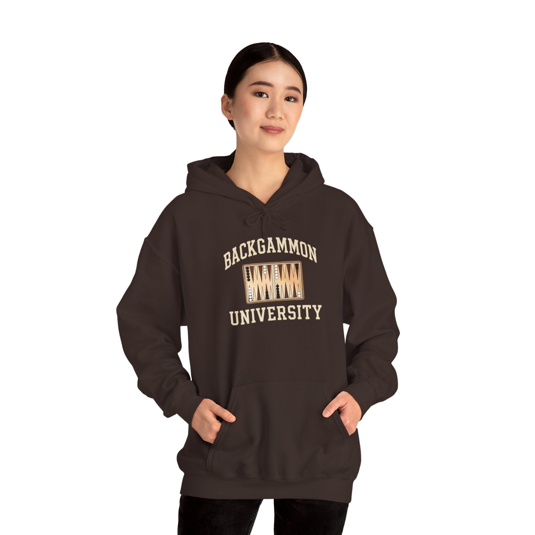 Backgammon University 2 Unisex Heavy Blend™ Hooded Sweatshirt