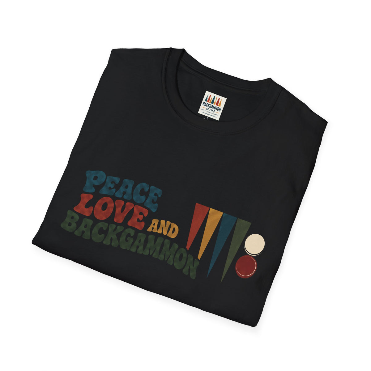 Peace, Love and Backgammon T-Shirt