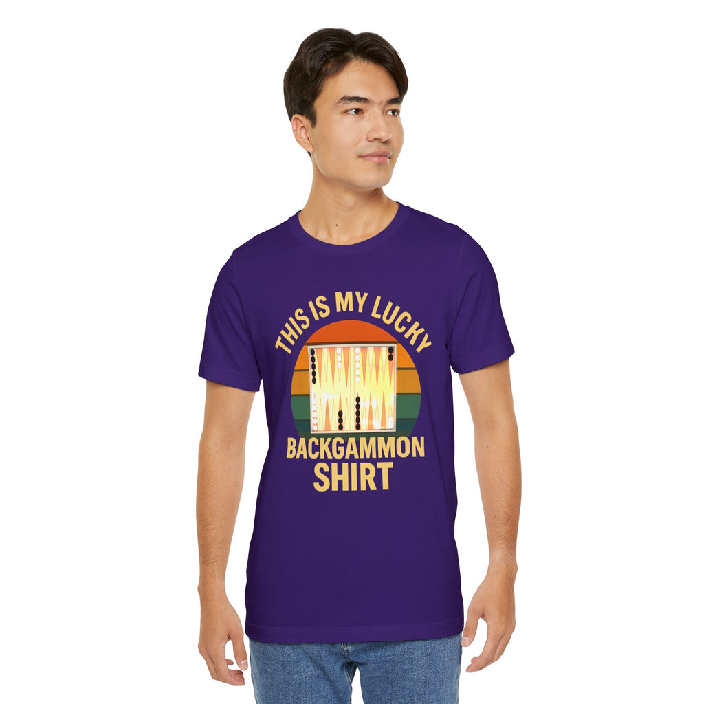 This Is My Lucky Backgammon Shirt 2 Unisex Jersey T-Shirt