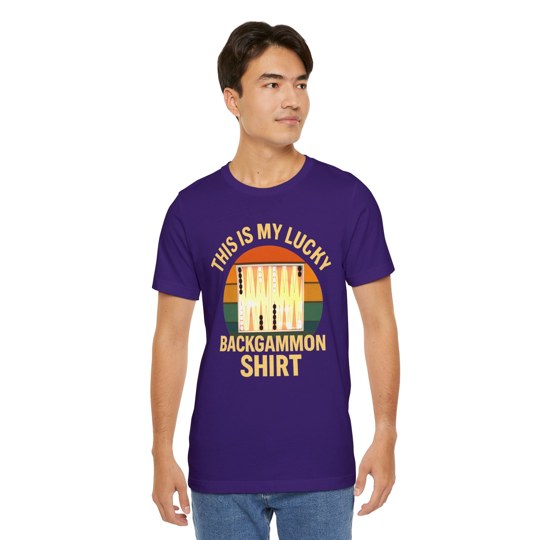 This Is My Lucky Backgammon Shirt 2 Unisex Jersey T-Shirt