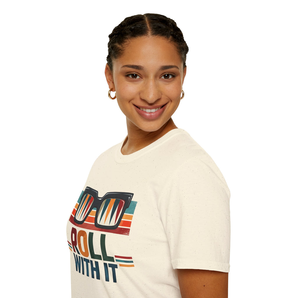 Roll with it 2 T-Shirt — Retro Summer Vibes Graphic Tee