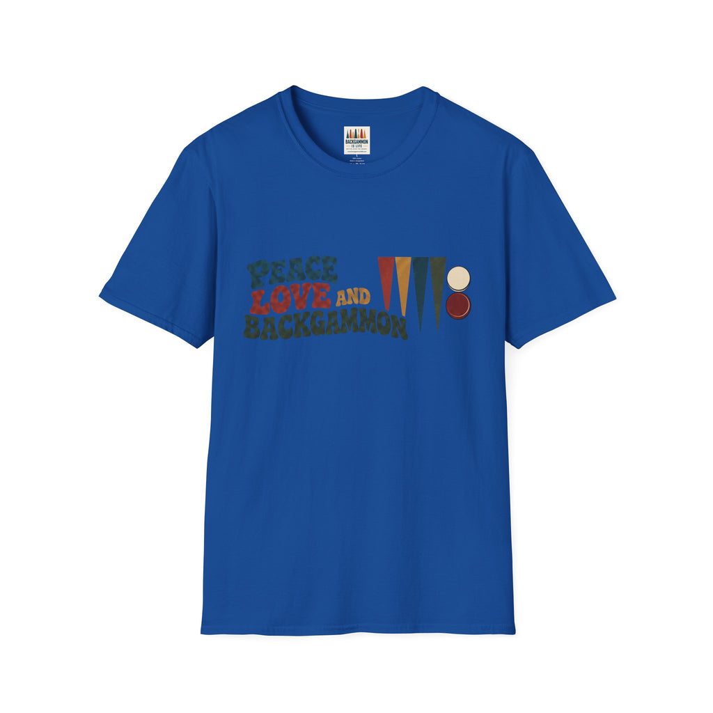 Peace, Love and Backgammon T-Shirt