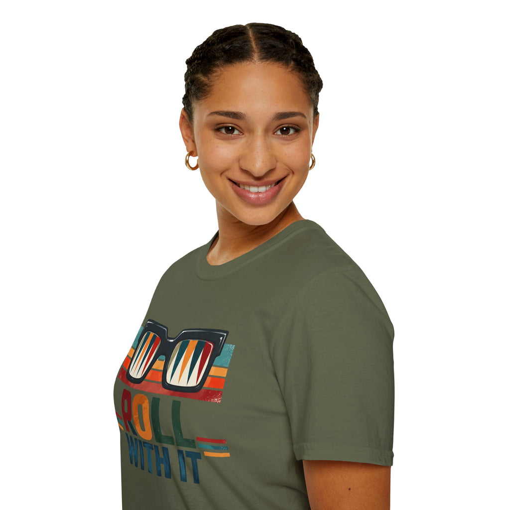 Roll with it 2 T-Shirt — Retro Summer Vibes Graphic Tee