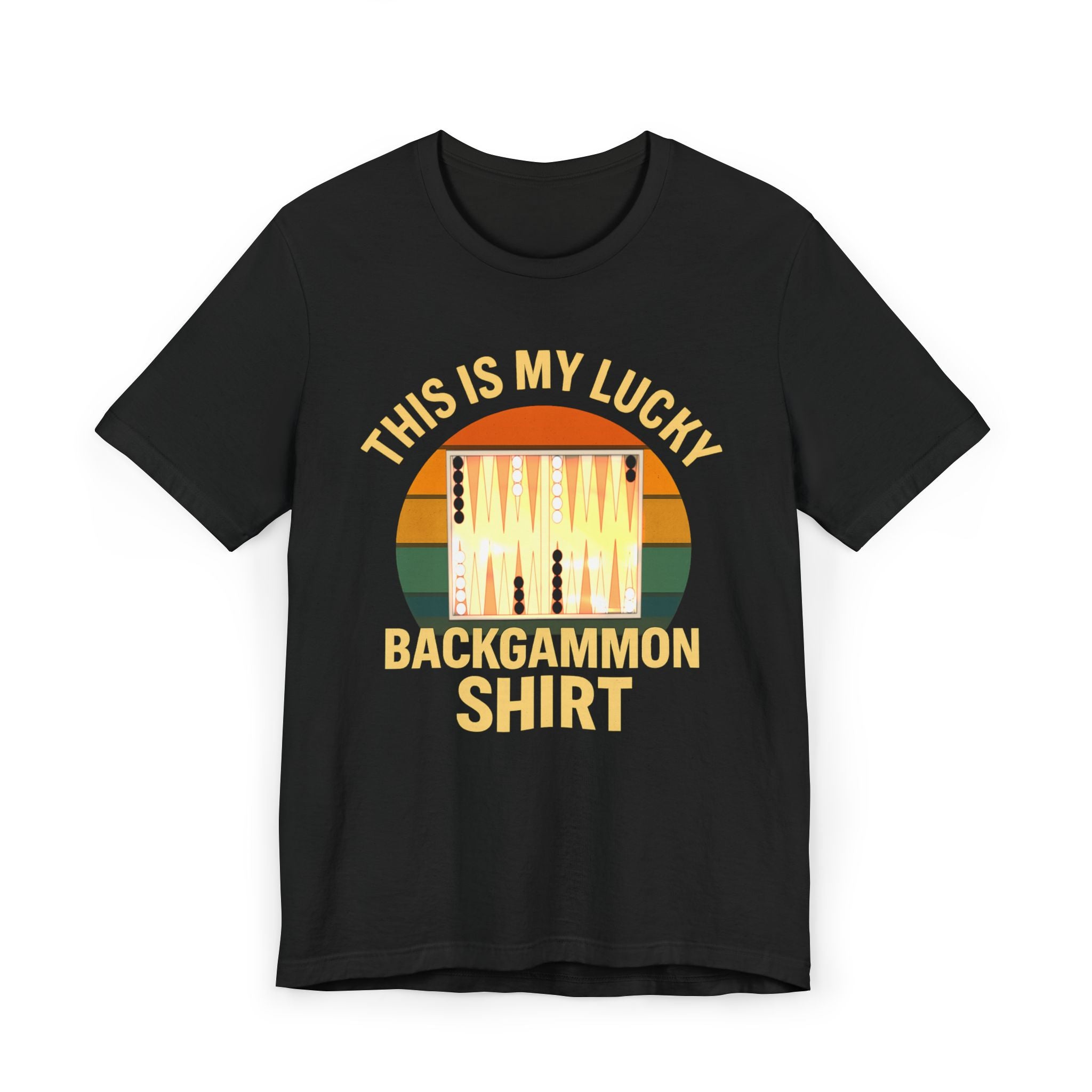 This Is My Lucky Backgammon Shirt 2 Unisex Jersey T-Shirt