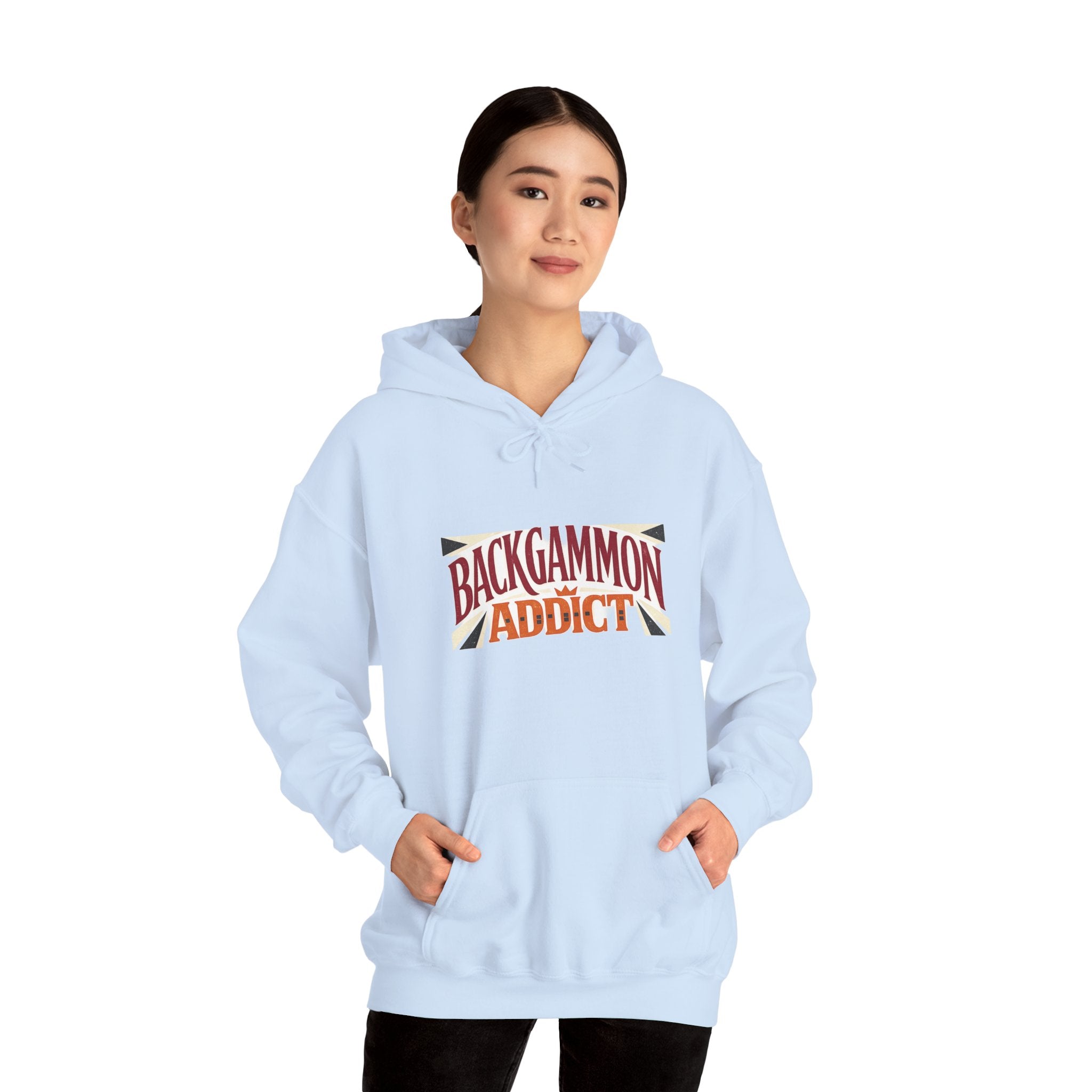 Backgammon Addict Hoodie — Graphic Backgammon Player Pullover