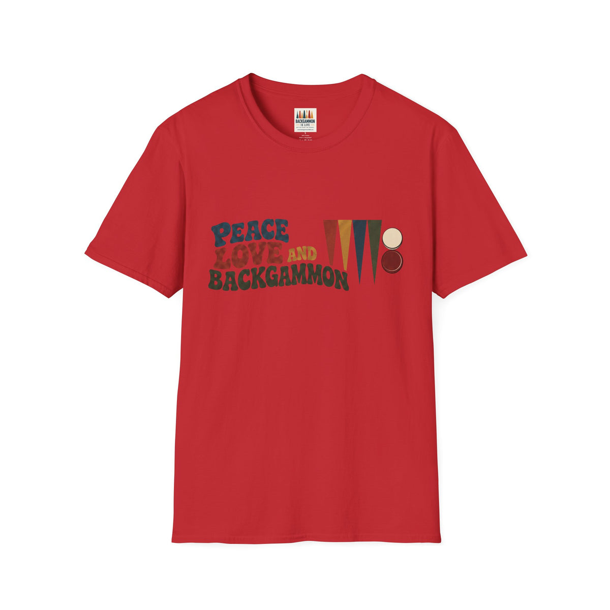 Peace, Love and Backgammon T-Shirt