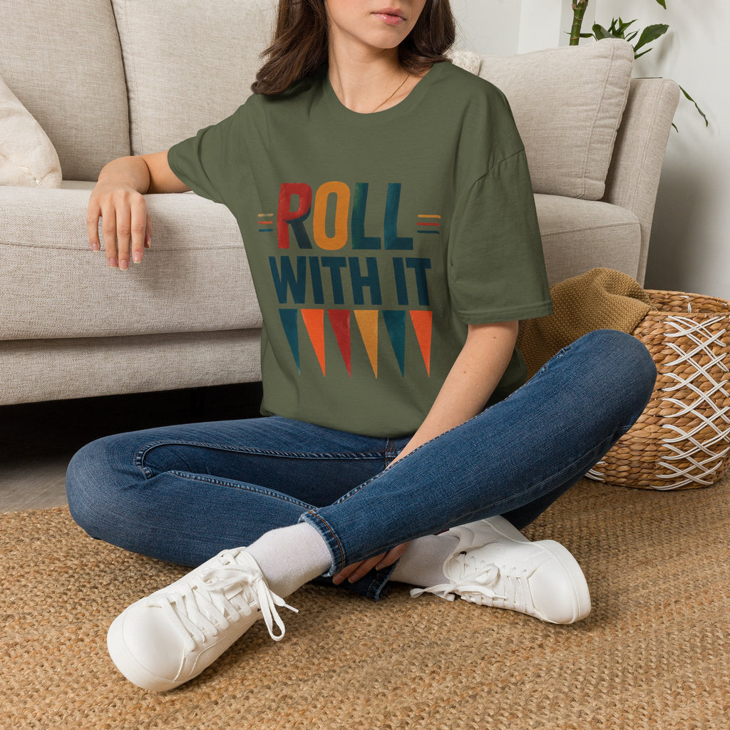 Roll With It T-Shirt — Retro Graphic Tee