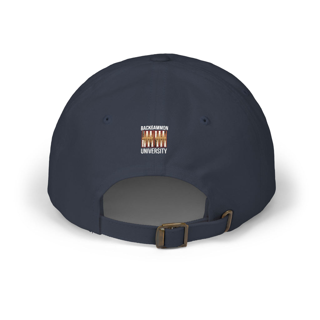 Backgammon University Dad Cap — Vintage Backgammon Board Baseball Hat