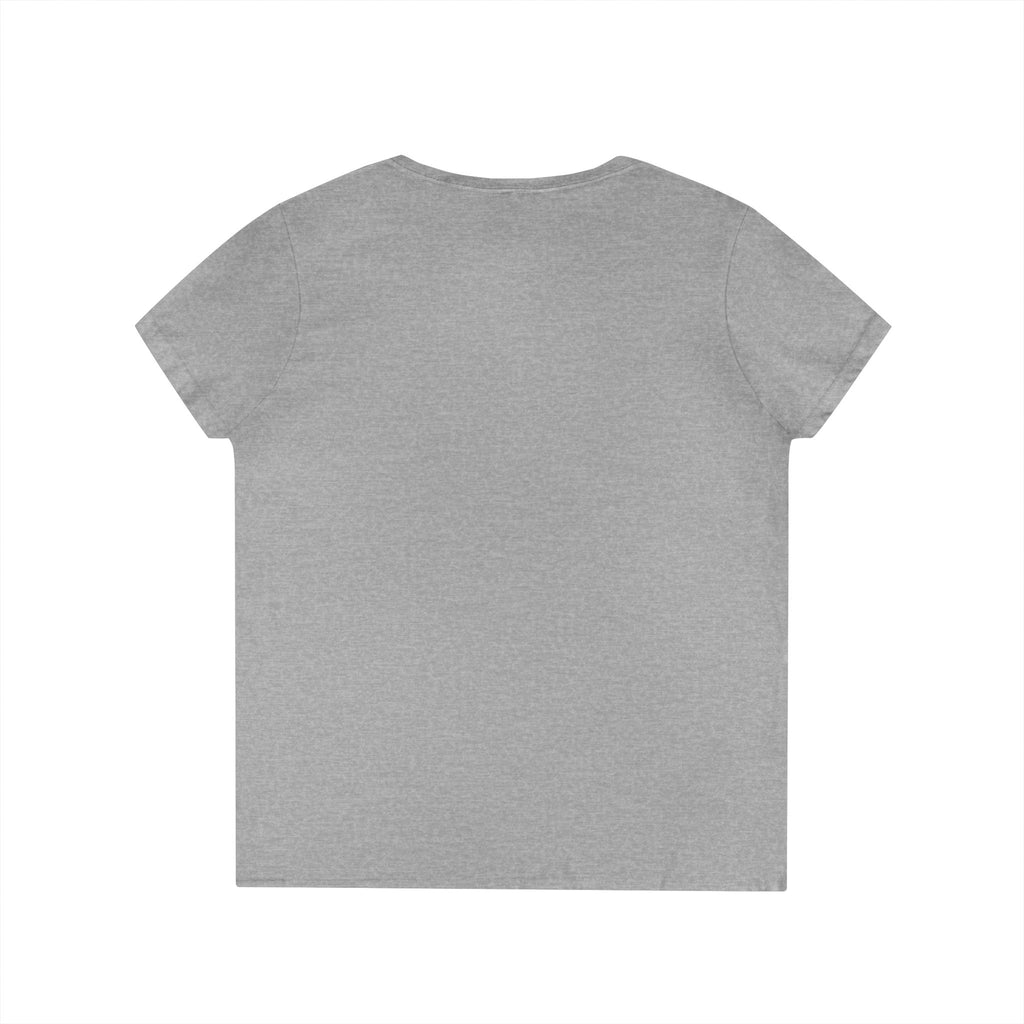 Backgammon Addict Ladies' V-Neck T-Shirt — Retro Game Lover Tee