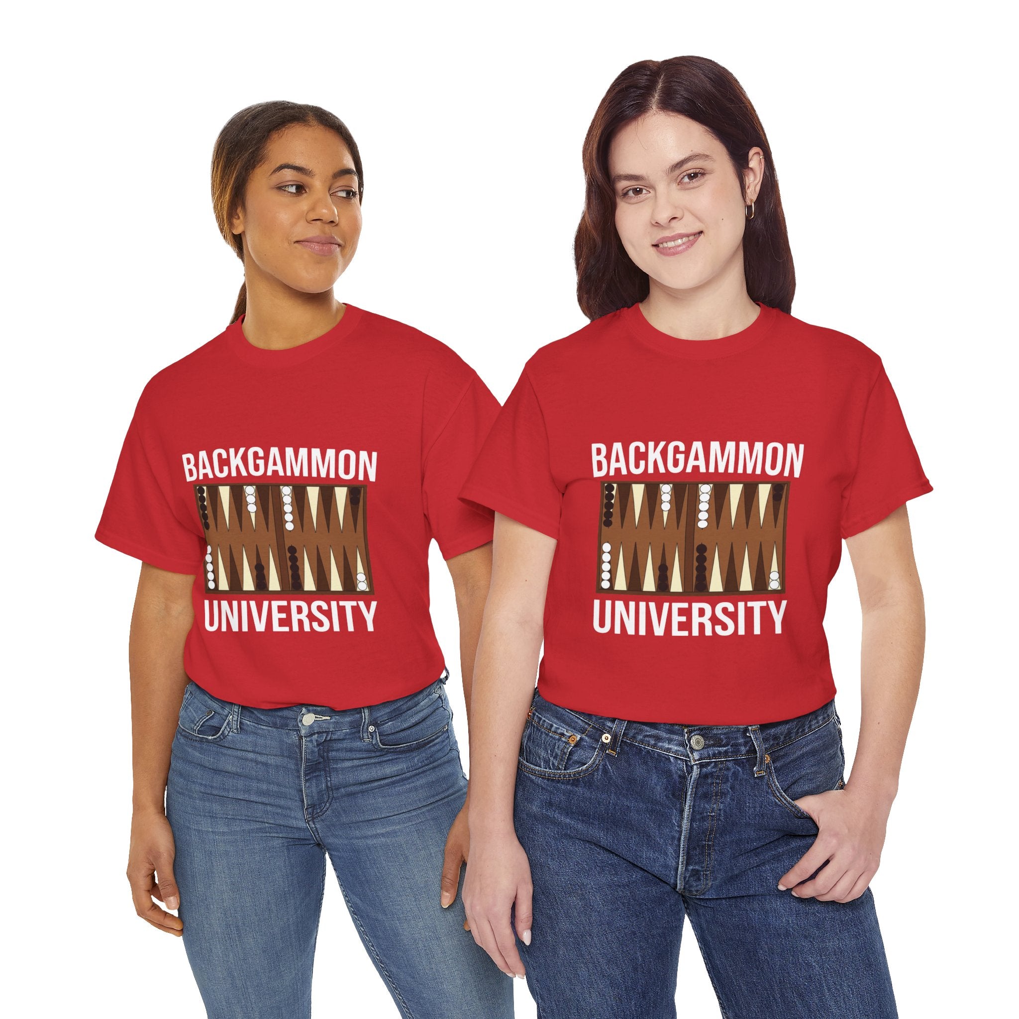 Backgammon University T-Shirt | Retro Game Pattern Tee