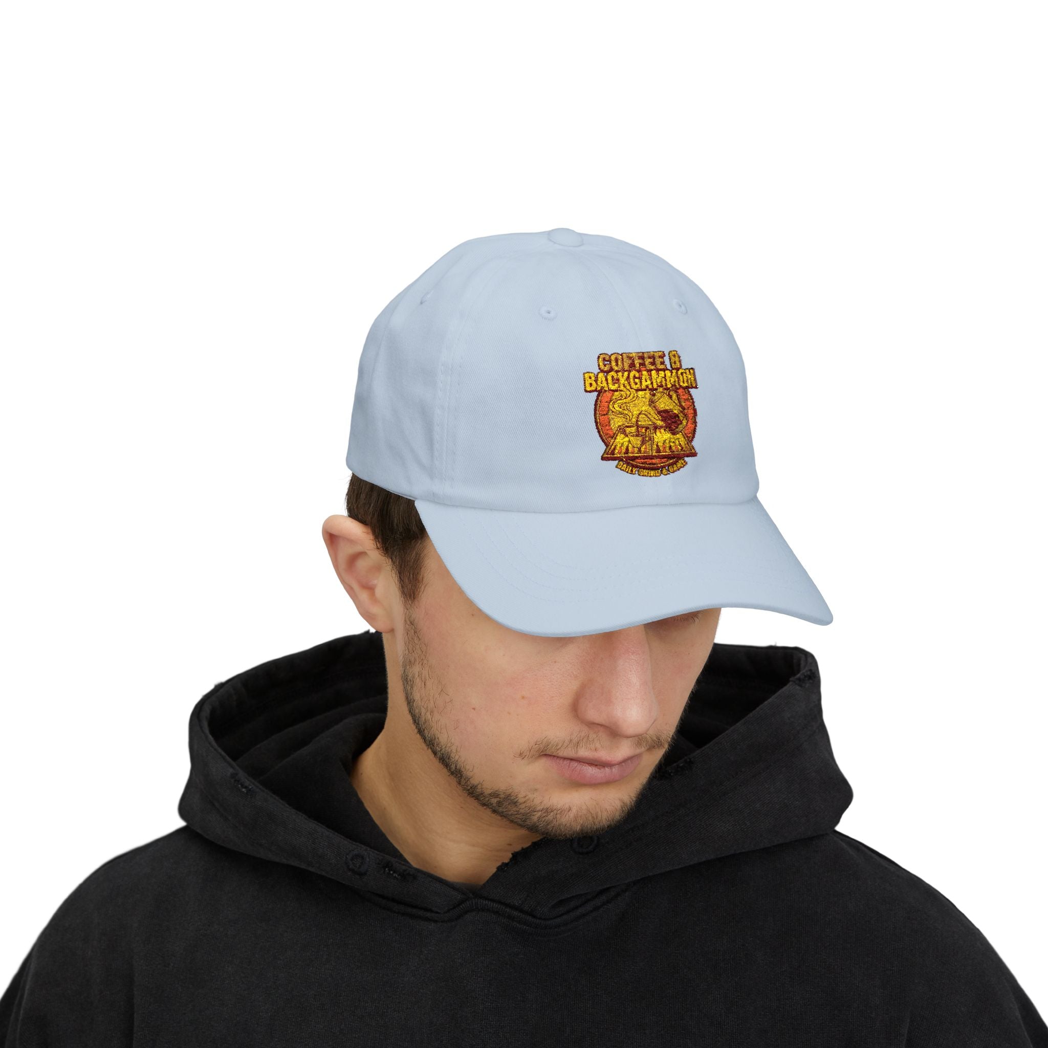 Coffee & Backgammon Cap — Vintage Logo Hat