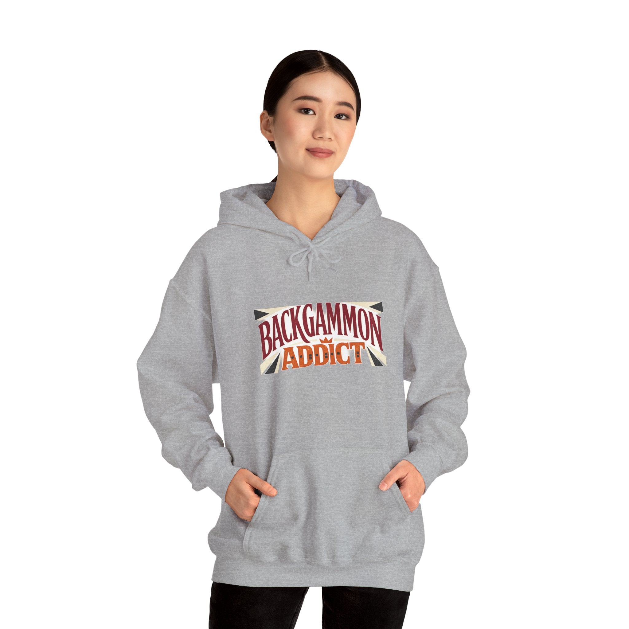 Backgammon Addict Hoodie — Graphic Backgammon Player Pullover