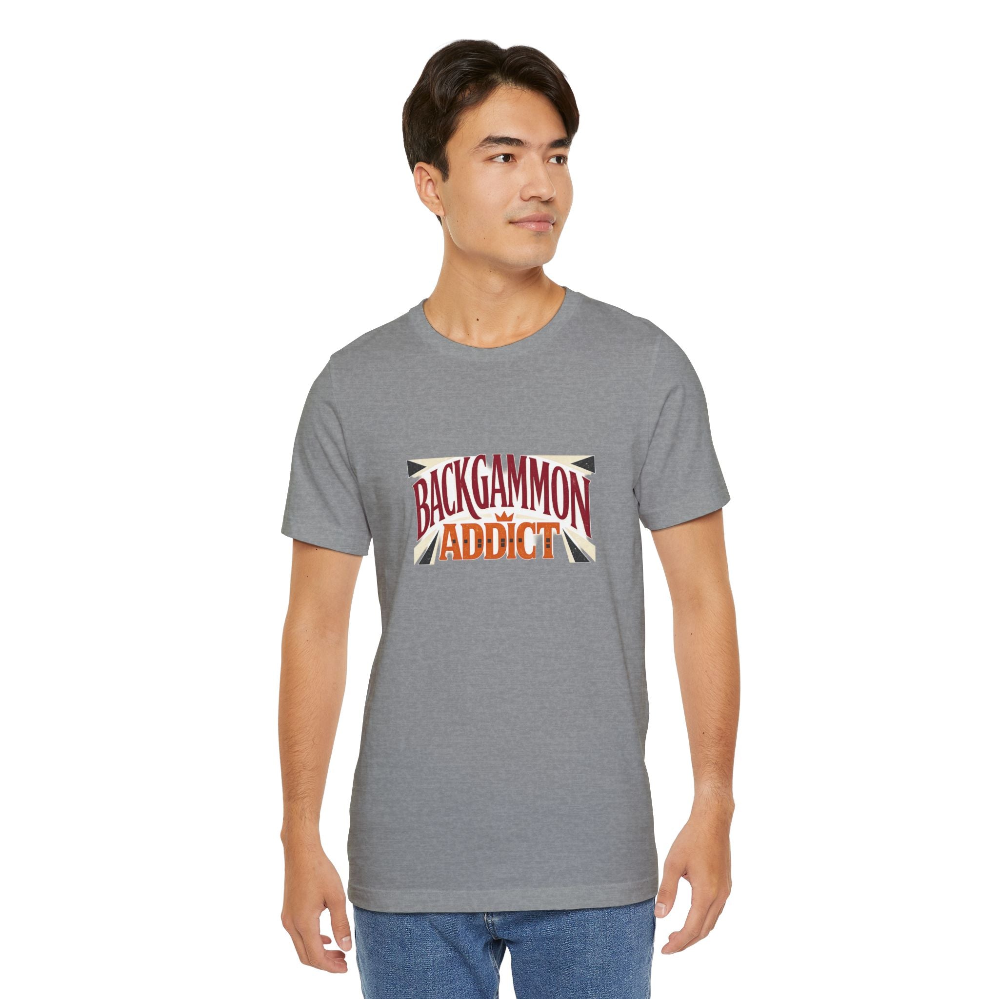 Backgammon Addict Unisex Jersey T-shirt