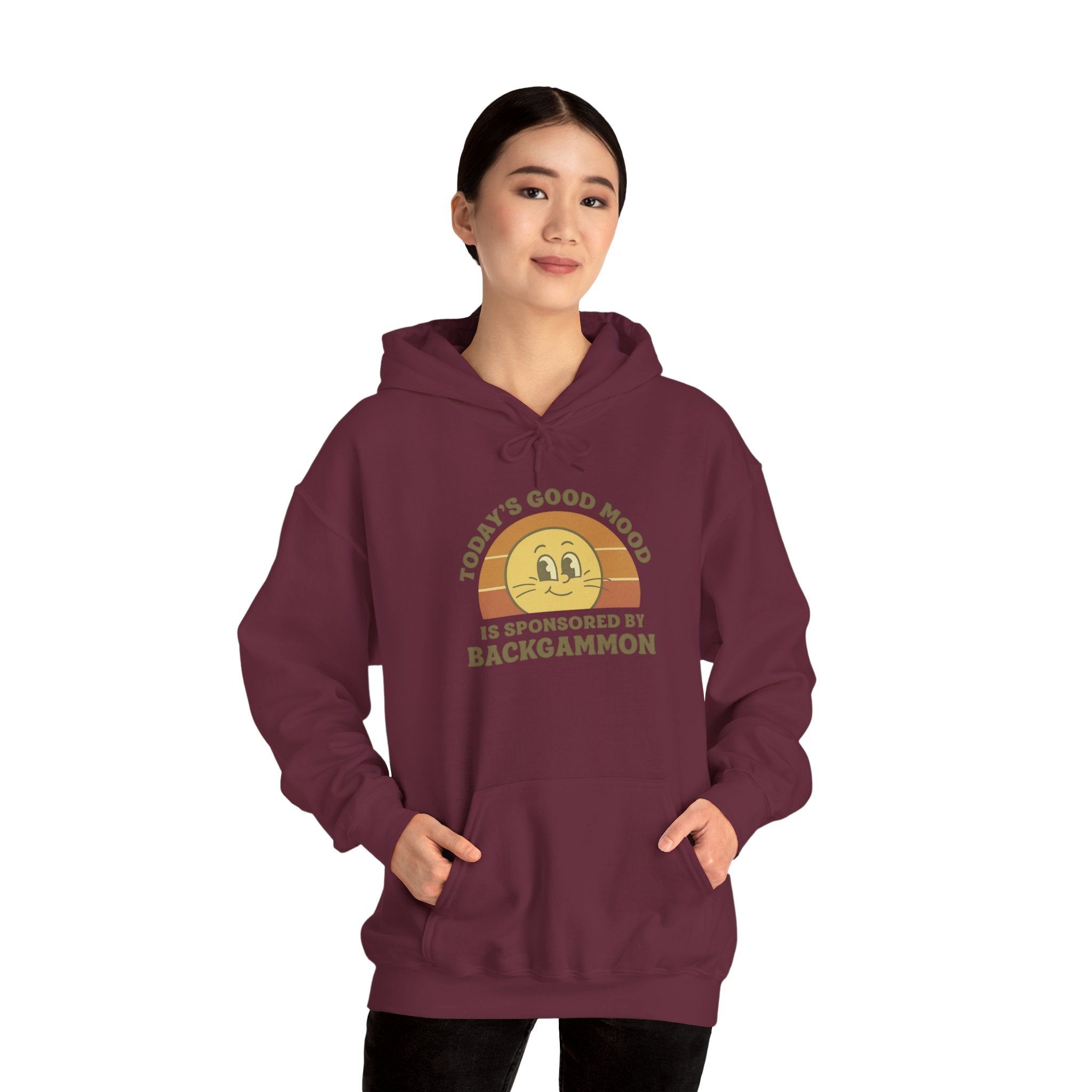 Today’s Good Mood Is Sponsored By Backgammon Unisex Heavy Blend™ Hooded Sweatshirt