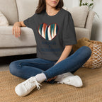 Backgammon Heart T-Shirt — "Kindness & Backgammon: Always a Good Move"