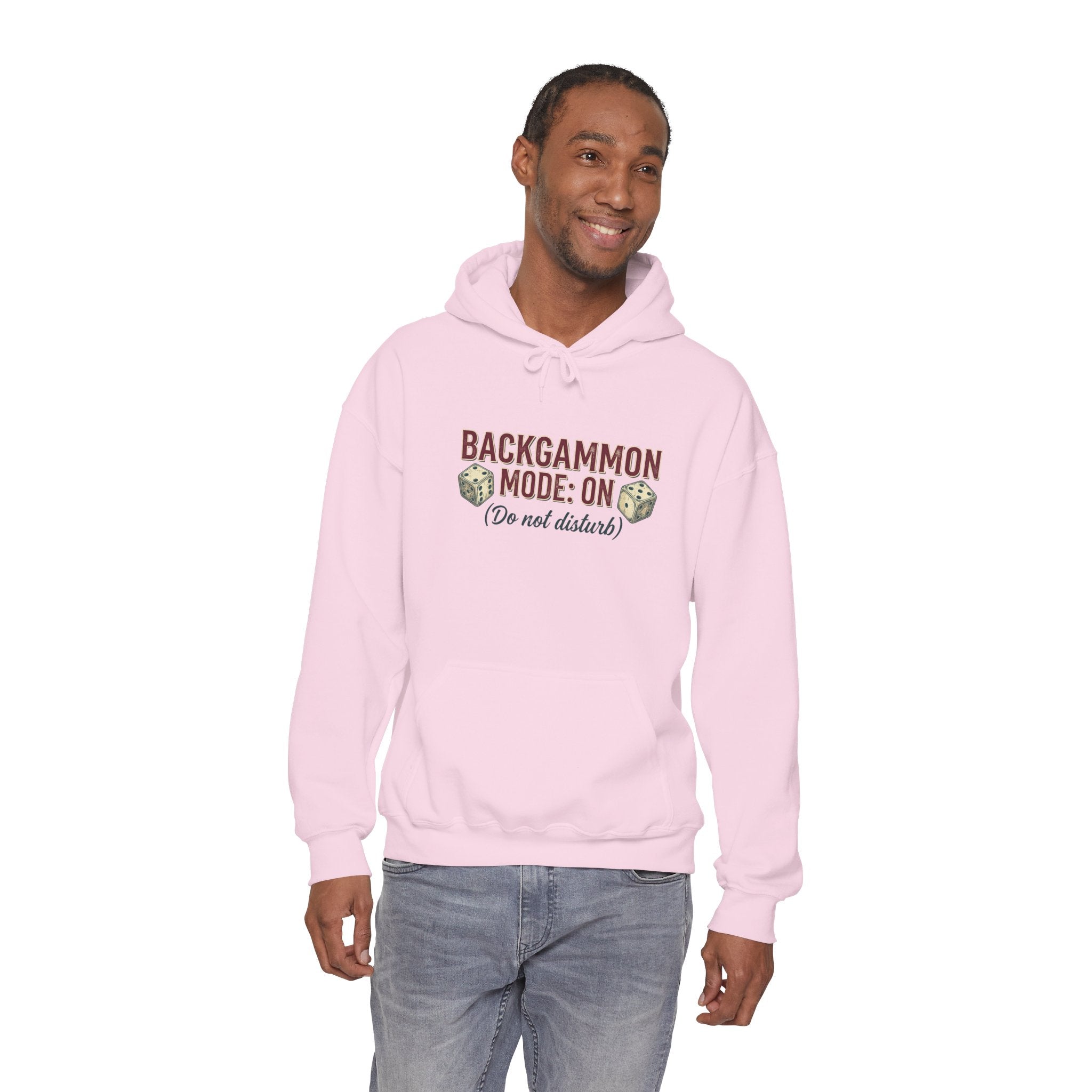 Backgammon Mode: On. Do Not Disturb Unisex Heavy Blend™ Hooded Sweatshirt