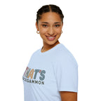 That's Backgammon 2 T-Shirt — Retro Typography Board Game Tee