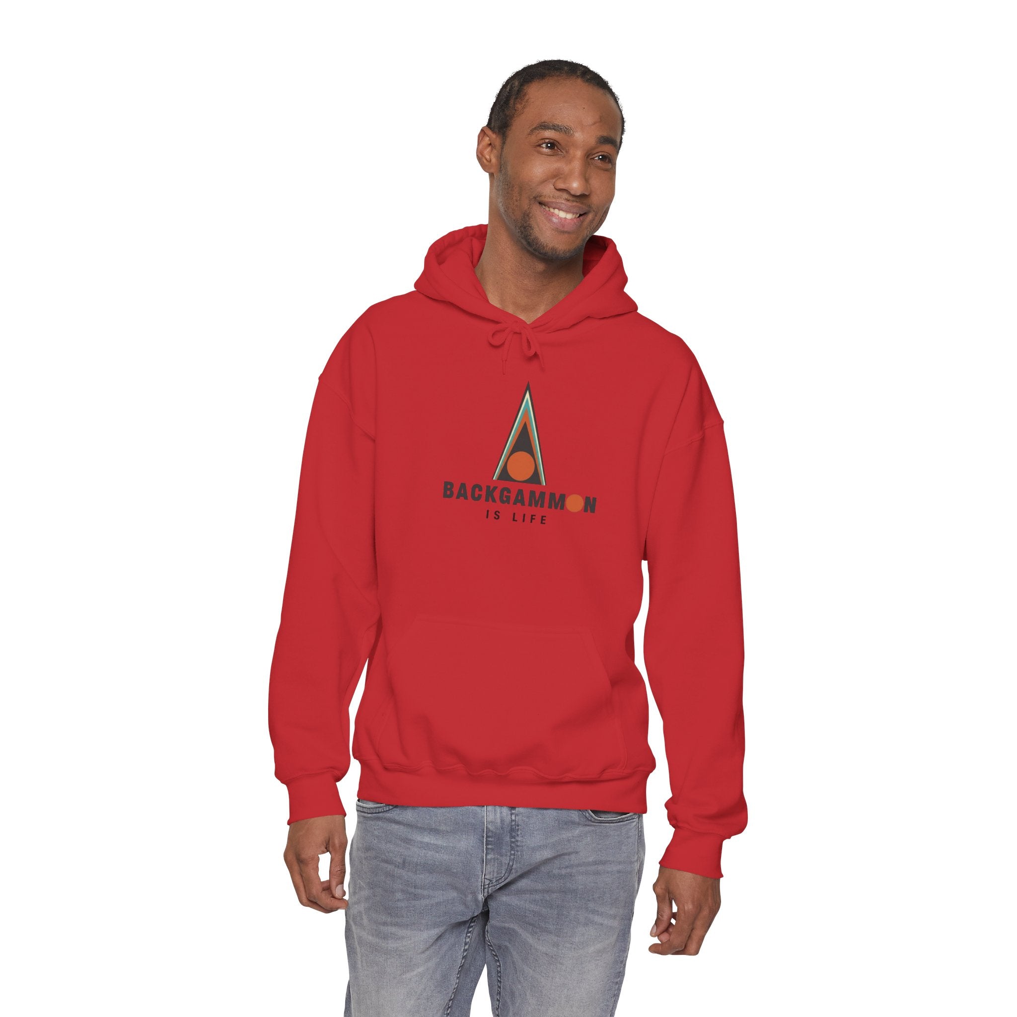 Backgammon Is Life Unisex Heavy Blend™ Hooded Sweatshirt